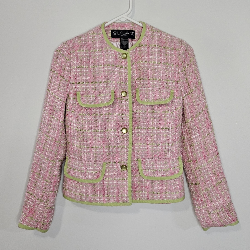 SILKLAND Tweed Blazer 2P
